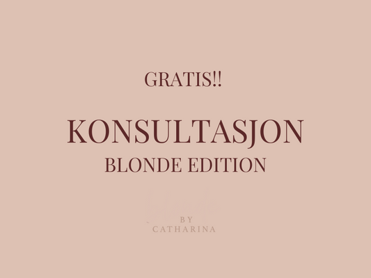 KONSULTASJON - Blonde Edition